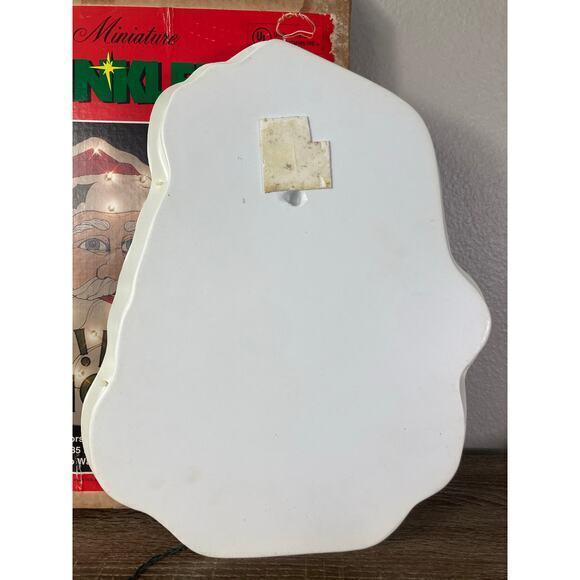 Vintage 1994 Santa Claus LED Light Decoration Christmas Wall Mount 90s - Picture 8 of 9